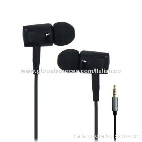 Promotional Plastic Stereo Earphone with Microphone and High QualityNew